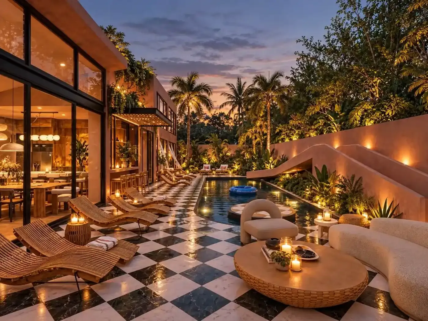 Villa Beverly in Town Jungle, Riviera Maya — villa photo 10