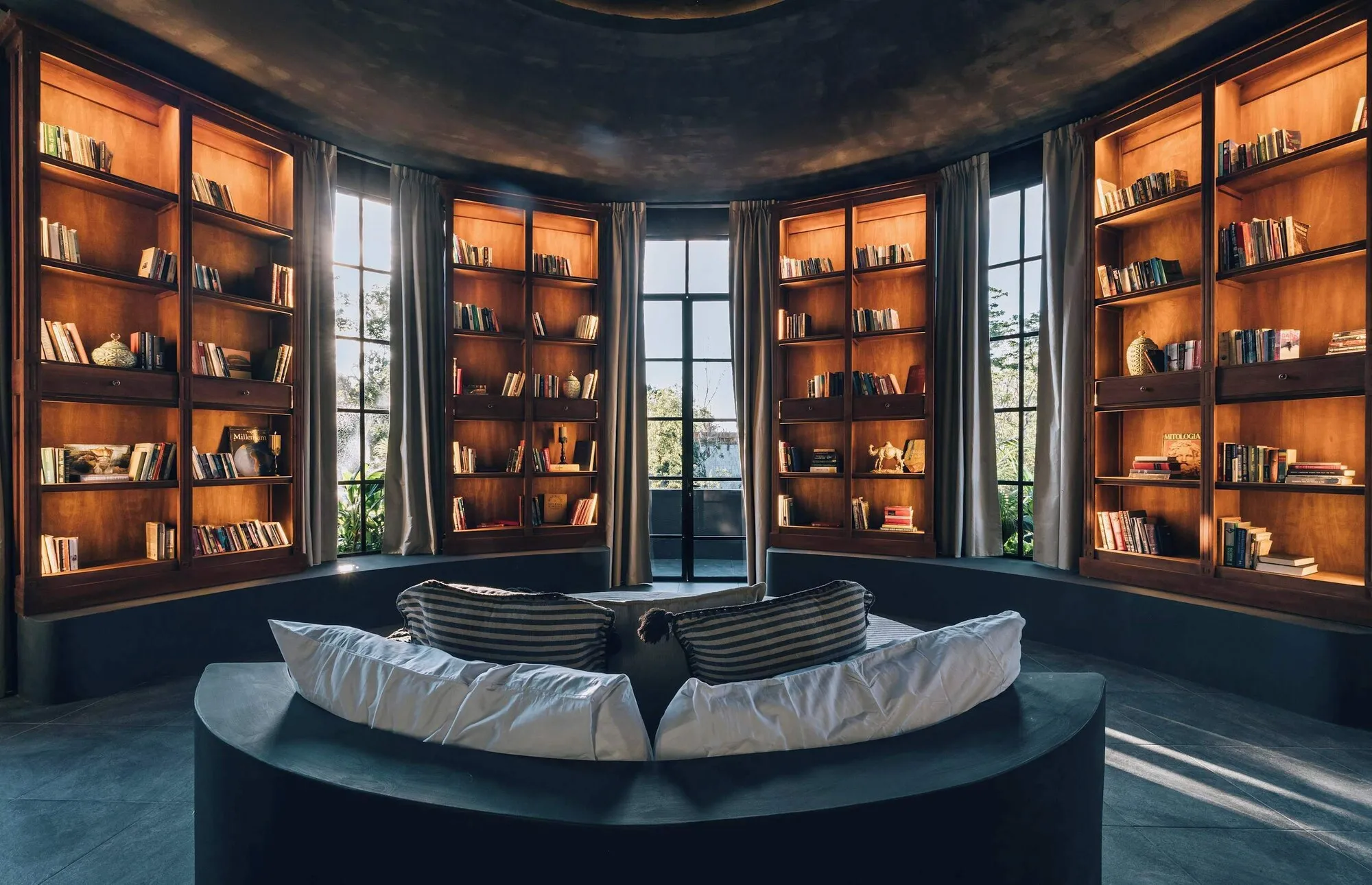 El Gastón — interior living spaces — luxury villa in Tulum