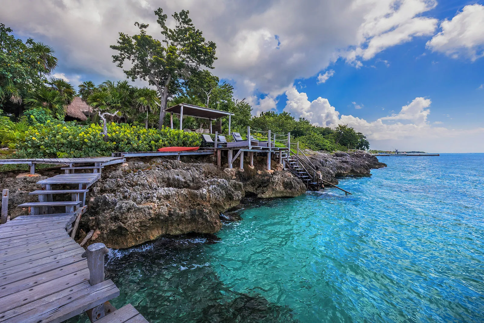 Villas Alma — interior living spaces — luxury villa in Cozumel